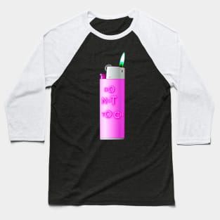 Pink Lighter Baseball T-Shirt